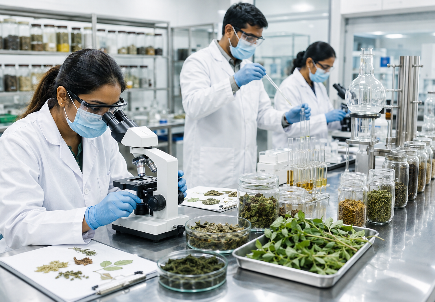 Laboratory processing stage